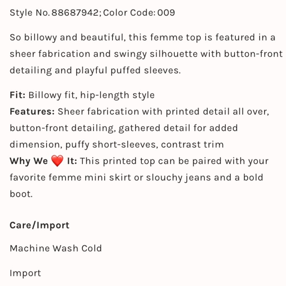 NWT Free People Astra Peasant Top - Picture 8 of 9